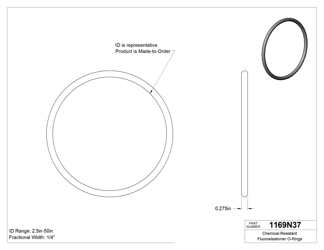 Technical drawing - 1169N37